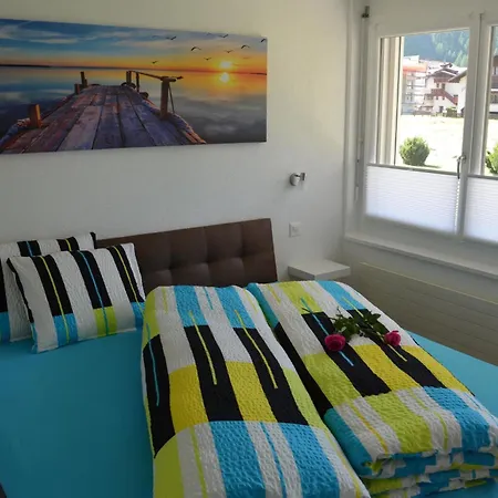 Haus Samurai Appartement-fewo- Dusche- Wc- 2 Schlafraeume 4-bettwohnung Nr- 81 By Interhome Saas-Grund